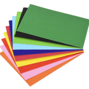Corrugated Cards, Assorted Colors for KIDS Crafts | A4 10 Sheets 160GSM